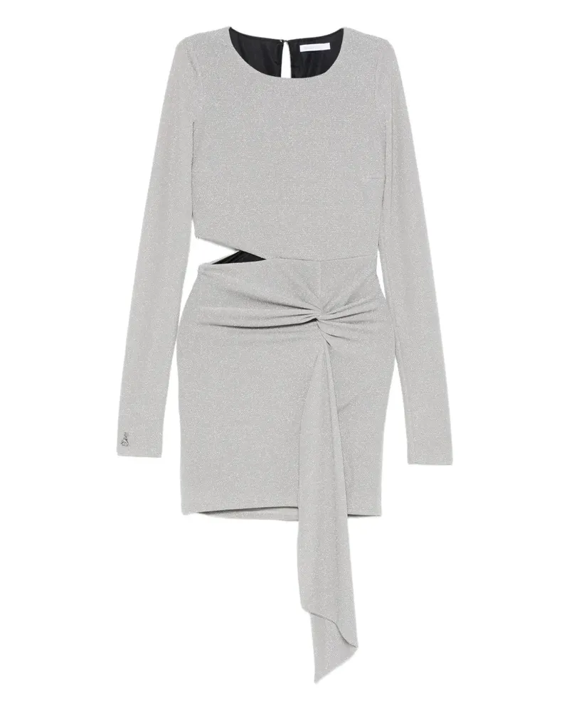 Patrizia Pepe Kleid aus Lurex - Silber Silber