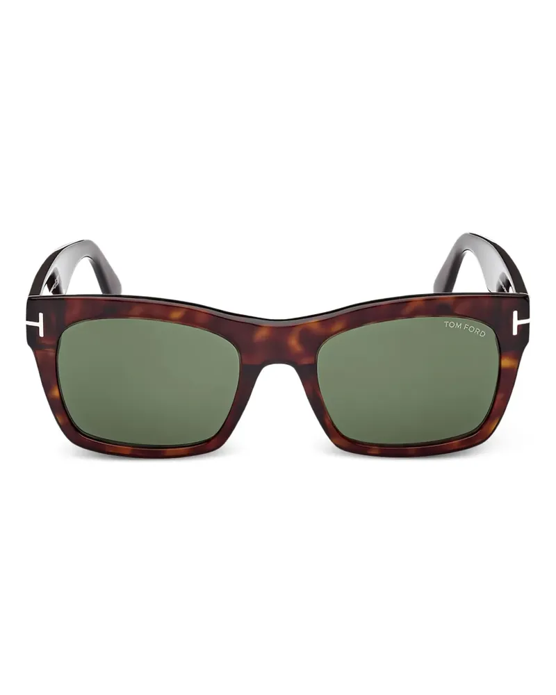 Tom Ford Eckige Sonnenbrille - Braun Braun