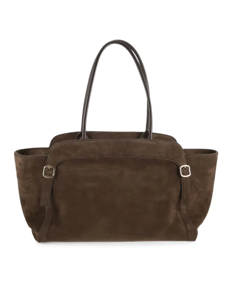 Santoni M Didi buckle-detail tote bag - Braun Braun