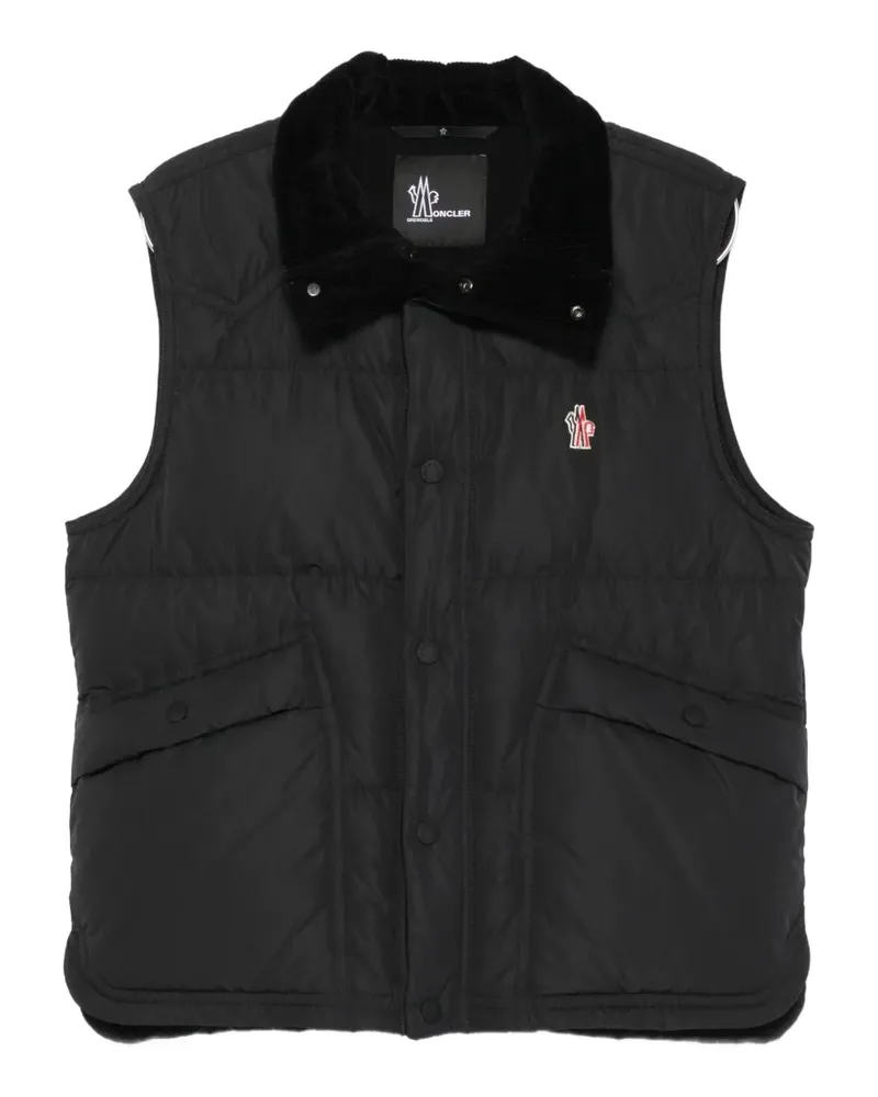 Moncler Evans gilet - Schwarz Schwarz