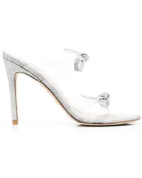 Stuart Weitzman Verzierte Sandalen 115mm Silber