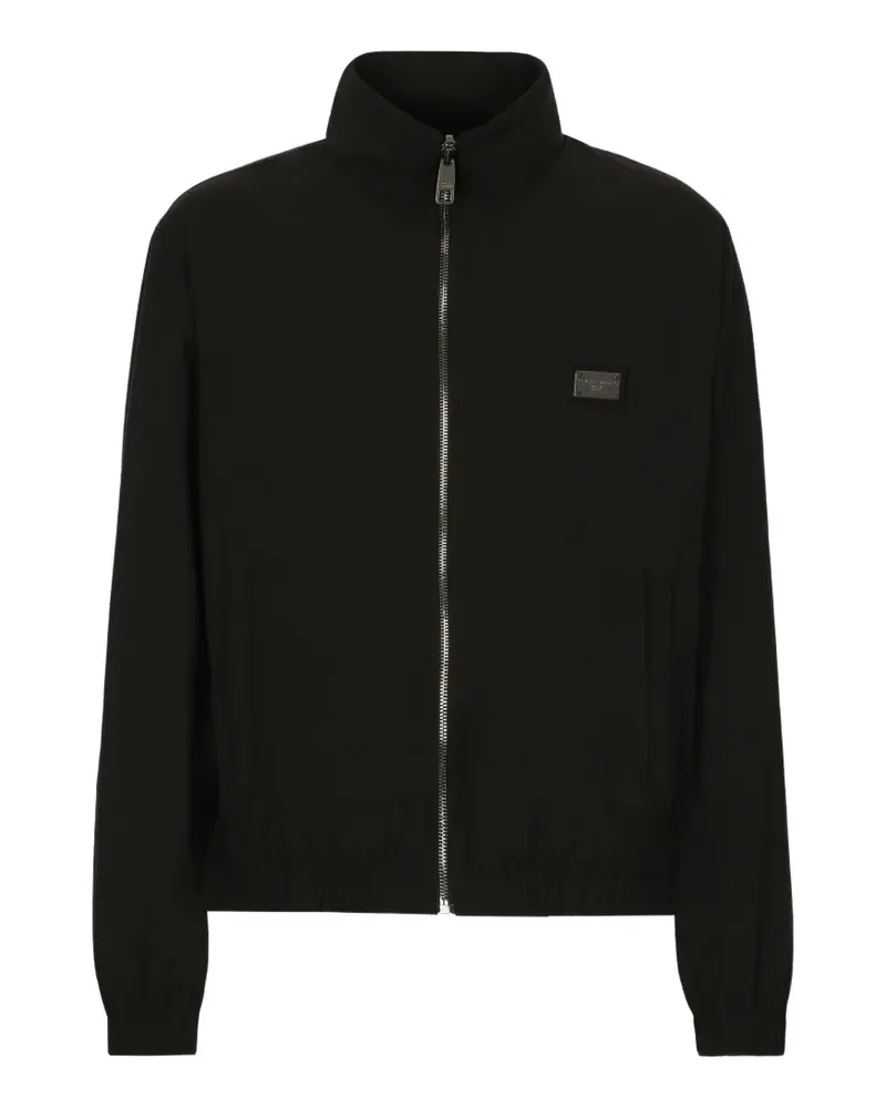 Dolce & Gabbana Bomberjacke mit Reißverschluss - Schwarz Schwarz