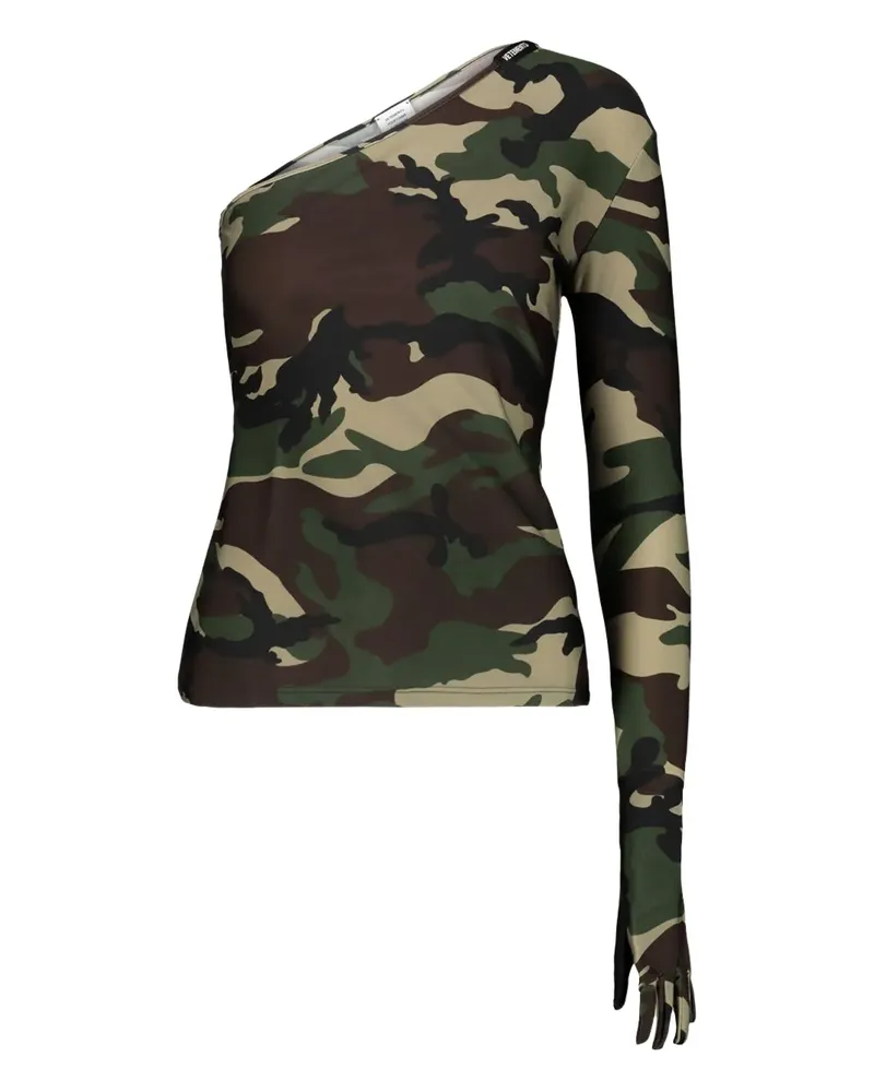 VETEMENTS Oberteil mit Handschuhen - Grün Grün