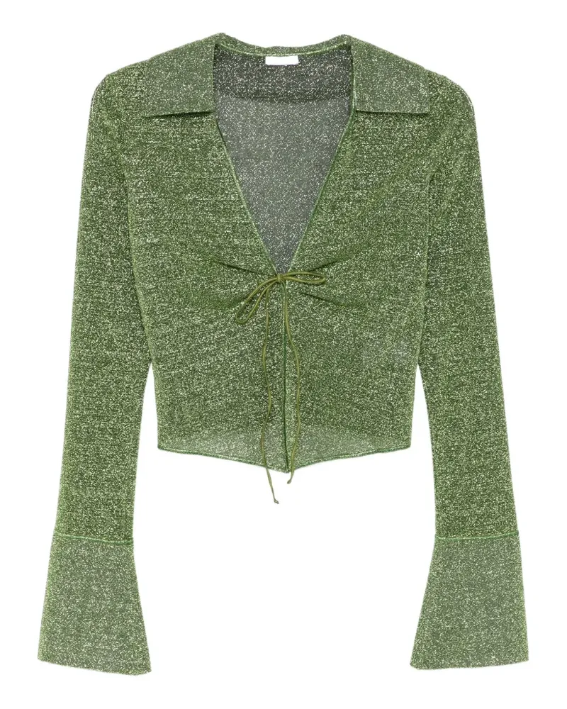 Oséree tie-fastening blouse - Grün Grün