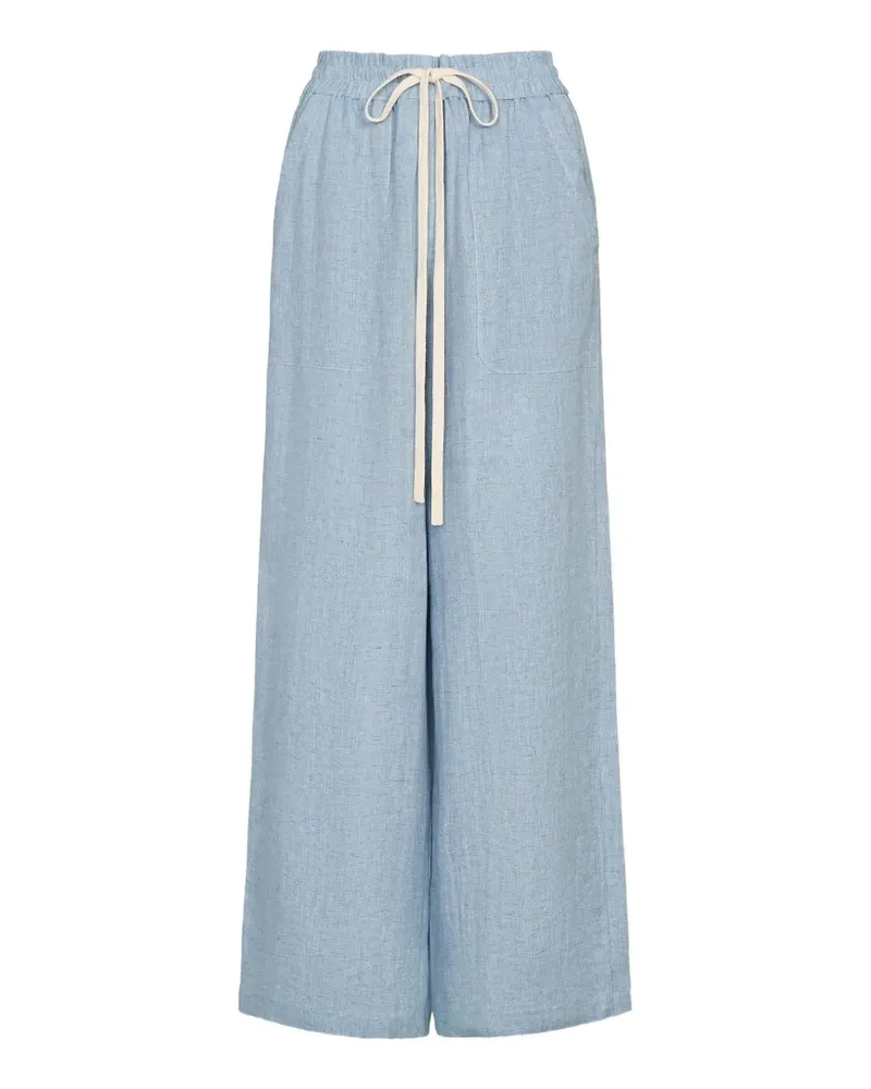 TWP Main St. drawstring-waist trousers - Blau Blau