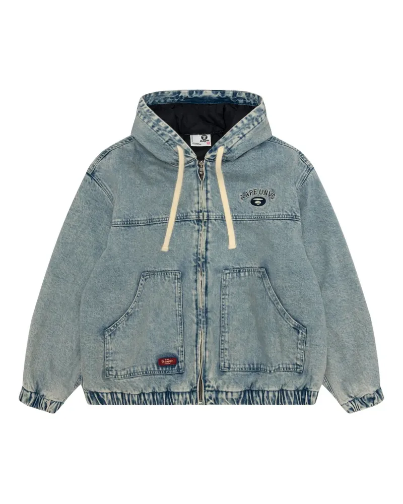 BAPE hooded denim jacket - Blau Blau