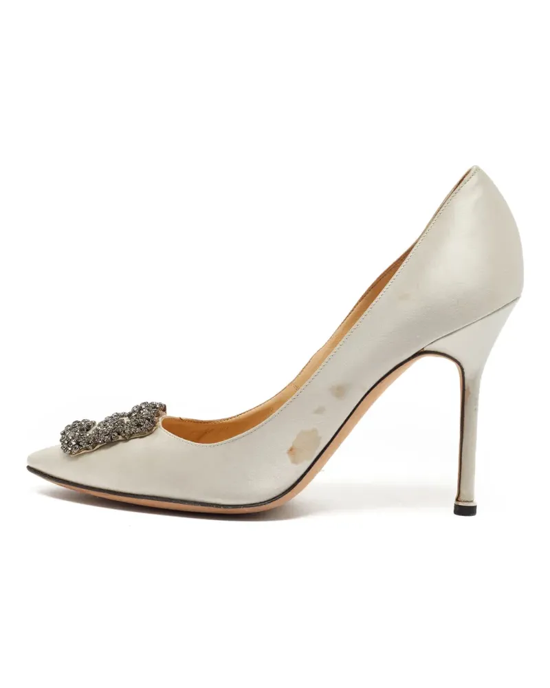 Manolo Blahnik Hangisi Pumps - Grau Grau