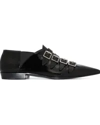 Saint Laurent Franklin Monk-Schuhe Schwarz