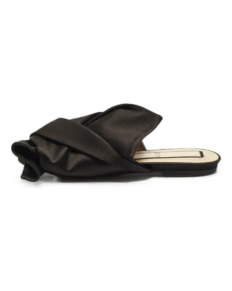 N° 21 knot-detail flat sandals - Schwarz Schwarz