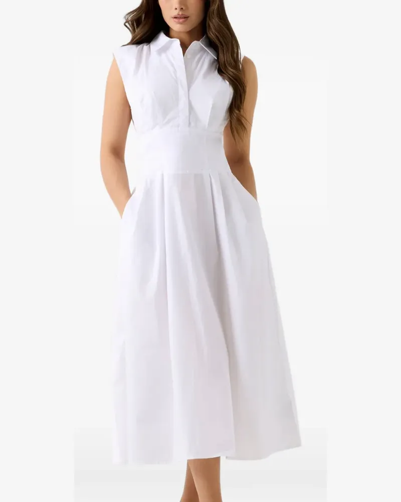 Guess chemisier dress - Weiß Weiß