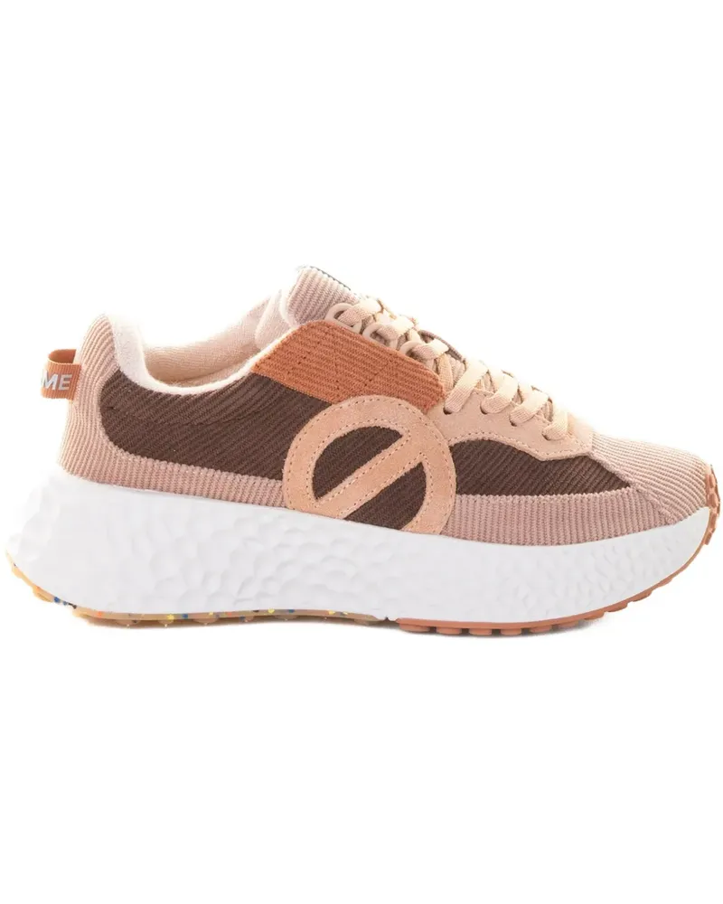 No Name Sneakers mit Cordeinsatz - Braun Braun