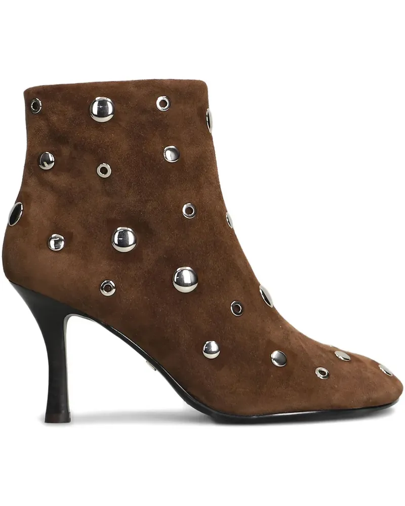Lola Cruz Stiefel mit Nieten - Braun Braun