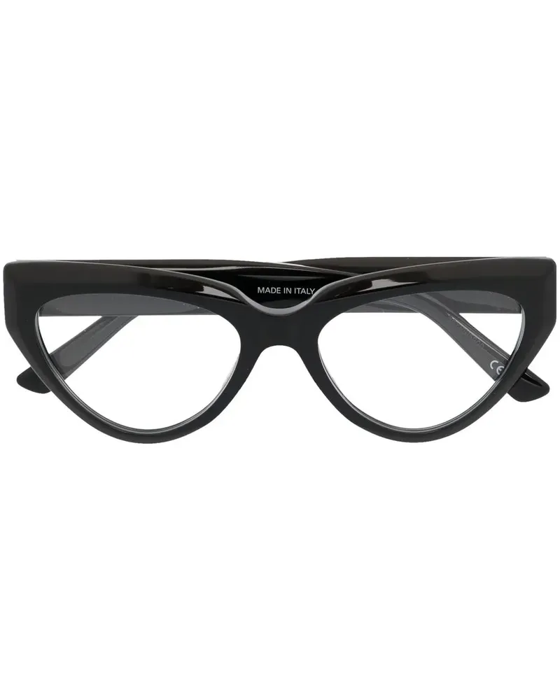 Balenciaga Klassische Cat-Eye-Brille - Schwarz Schwarz