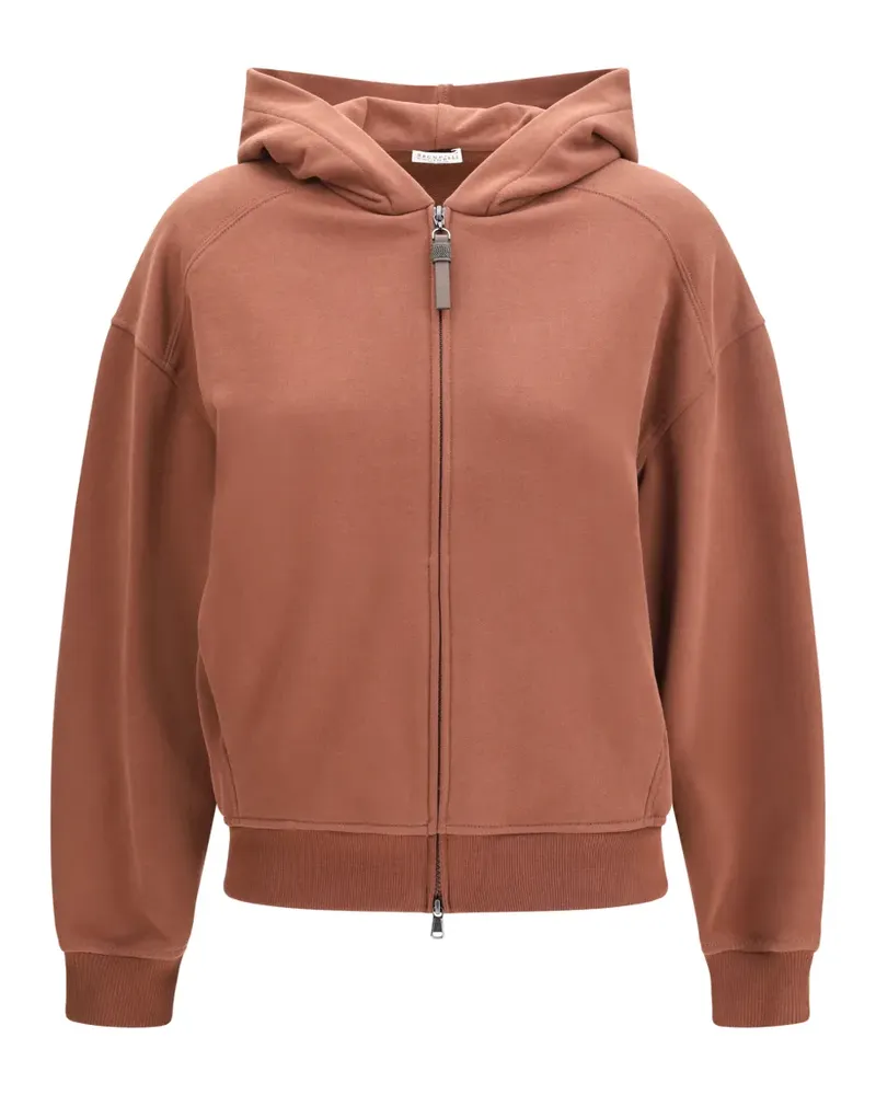 Brunello Cucinelli zipped hoodie - Braun Braun