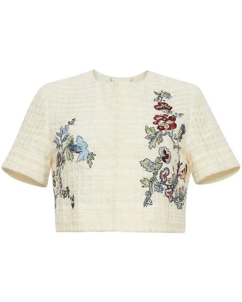 Adam Lippes Jacke mit Stickerei - ECRU MULTI Ecru