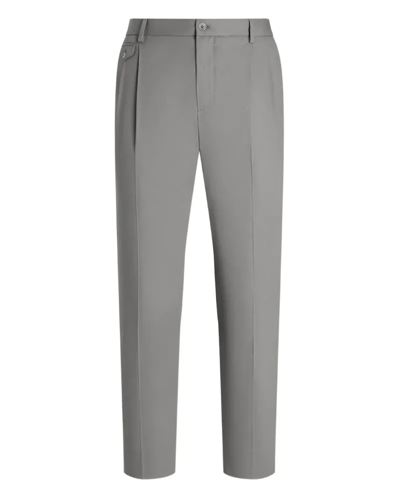 Dolce & Gabbana Klassische Bundfaltenhose - Grau Grau