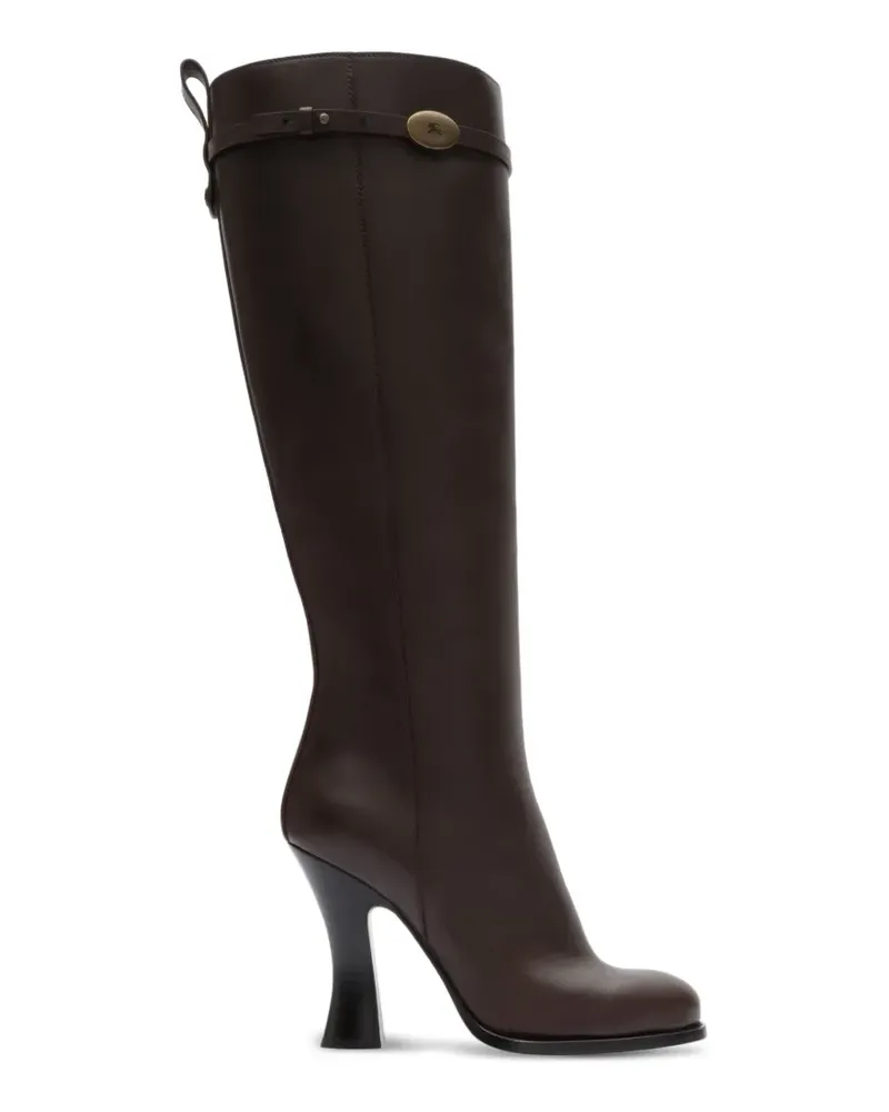 Burberry Pillar Lederstiefel - Braun Braun