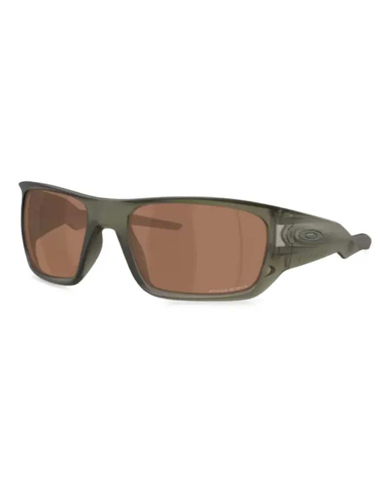 Oakley Sonnenbrille mit Logo-Print - Braun Braun
