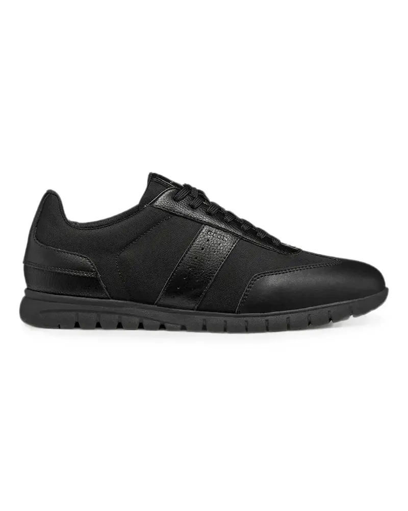 Geox Flextride zero panelled lace-up sneakers - Schwarz Schwarz