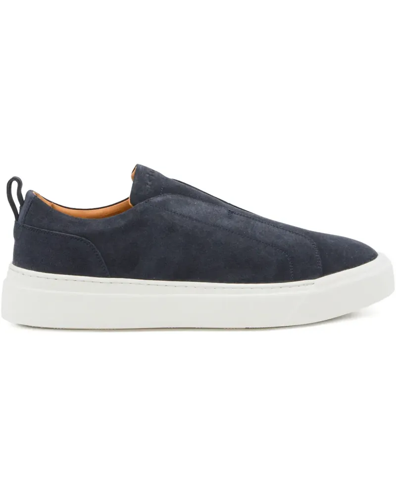 Kiton pull-tab sneakers - Blau Blau