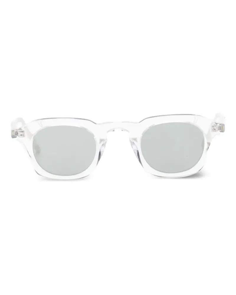 Thom Browne oval-frame sunglasses - Weiß Weiß