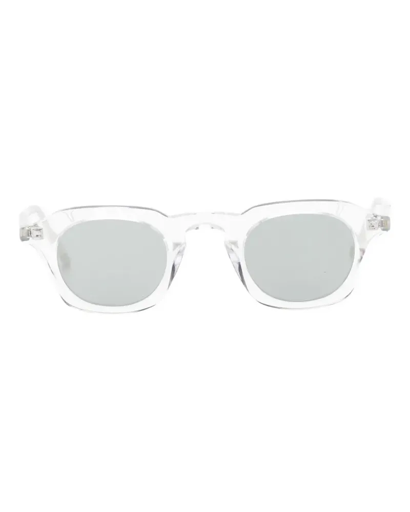 Thom Browne oval-frame sunglasses - Weiß Weiß