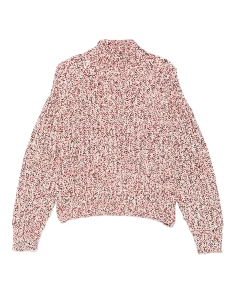 Ulla Johnson Albie Pullover in Grobstrick - Rosa Rosa