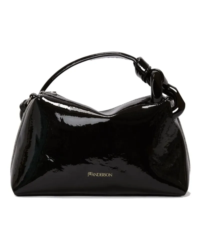 J.W.Anderson Corned Schultertasche mit beschichtetem Finish - Schwarz Schwarz