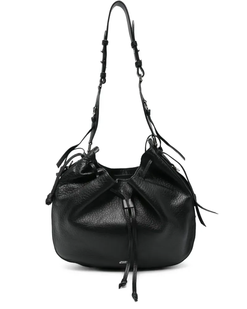 Isabel Marant Bolton Schultertasche mit Kordelzug - Schwarz Schwarz
