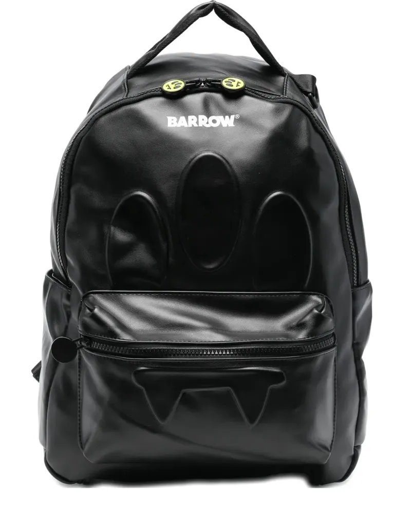 BARROW Rucksack aus Faux-Leder - Schwarz Schwarz