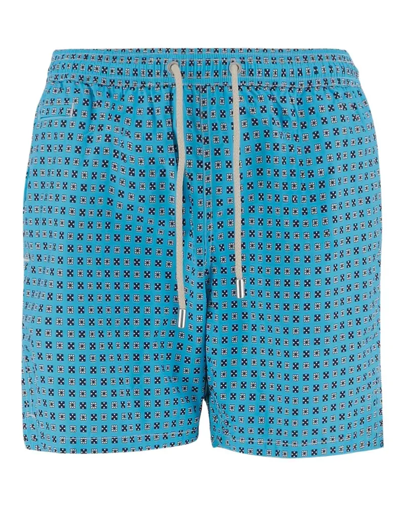 MC2 Saint Barth patterned swim shorts - Blau Blau