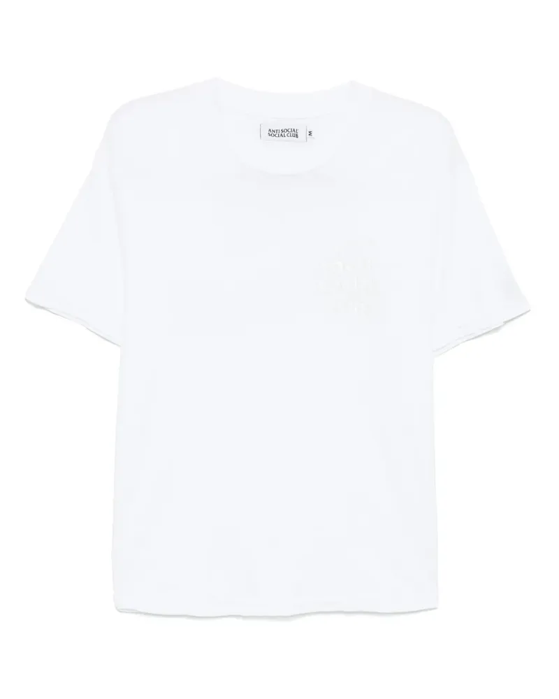 Anti Social Social Club Get Weird Hologram T-Shirt - Weiß Weiß