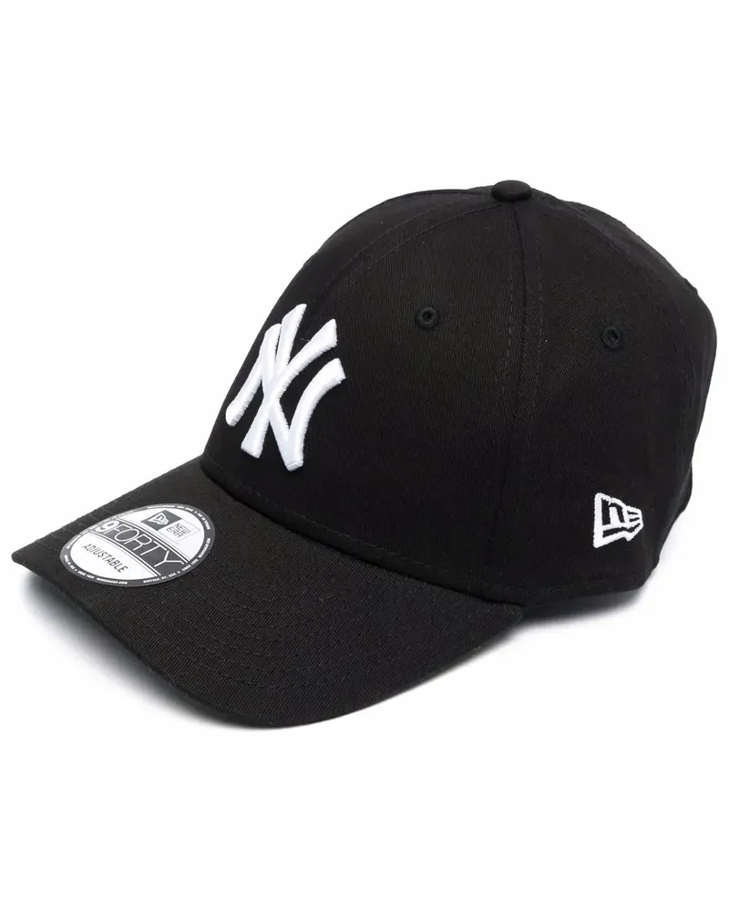 New Era Baseballkappe mit Logo-Stickerei - Schwarz Schwarz