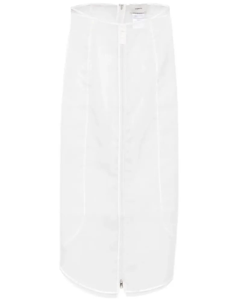 COPERNI Maxirock aus Organza - Weiß Weiß
