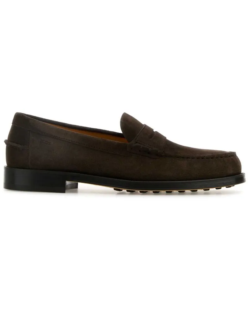 TOD'S Loafer aus Wildleder - Braun Braun