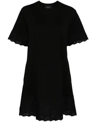 Simone Rocha T-Shirtkleid aus Baumwolle Schwarz