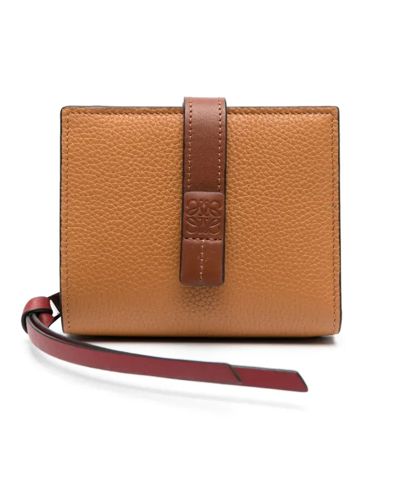Loewe Portemonnaie aus gekörntem Leder - Braun Braun