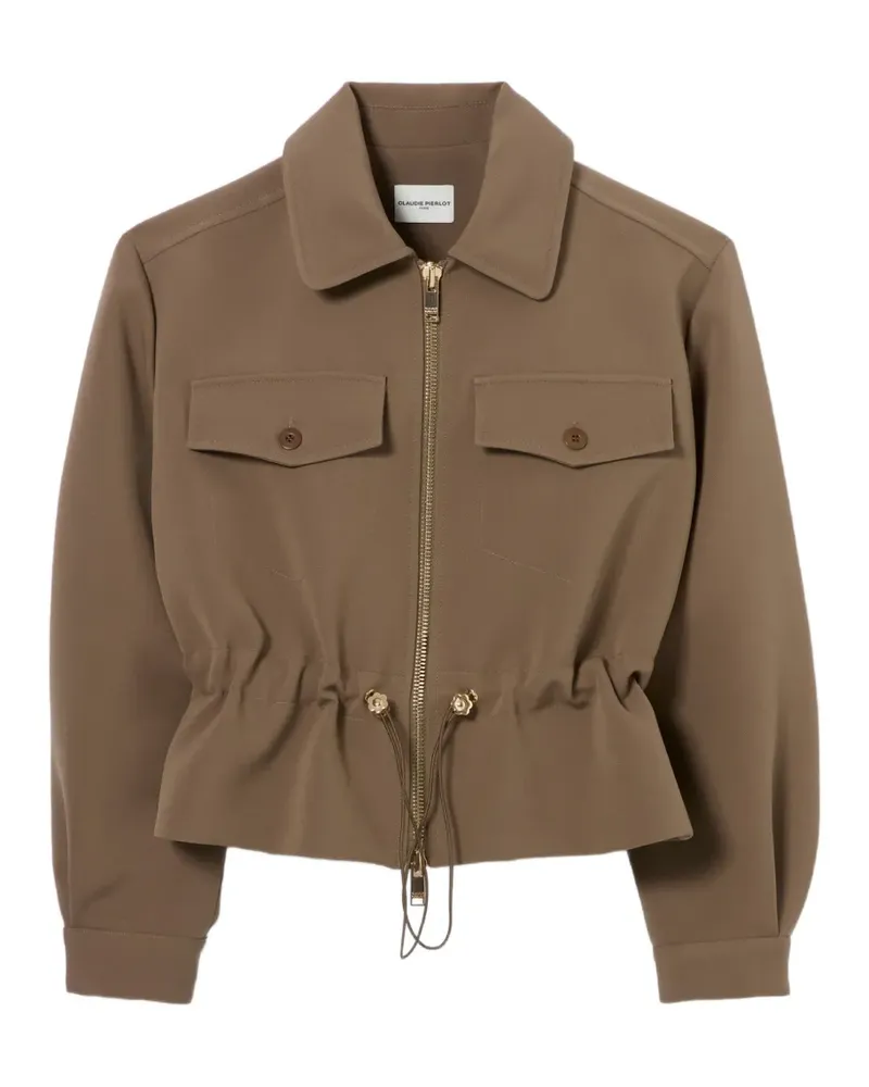 Claudie Pierlot Jacke mit Schößchen - Braun Braun