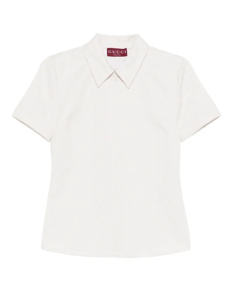 Gucci T-Shirt aus Gabardine - Nude Nude