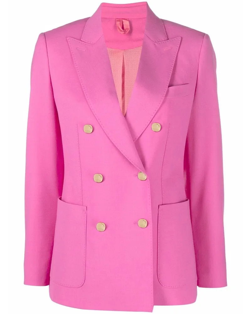 Max Mara Doppelreihiger Blazer Rosa