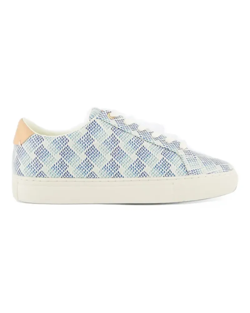 Kurt Geiger Lane geometric-print sneakers - Blau Blau