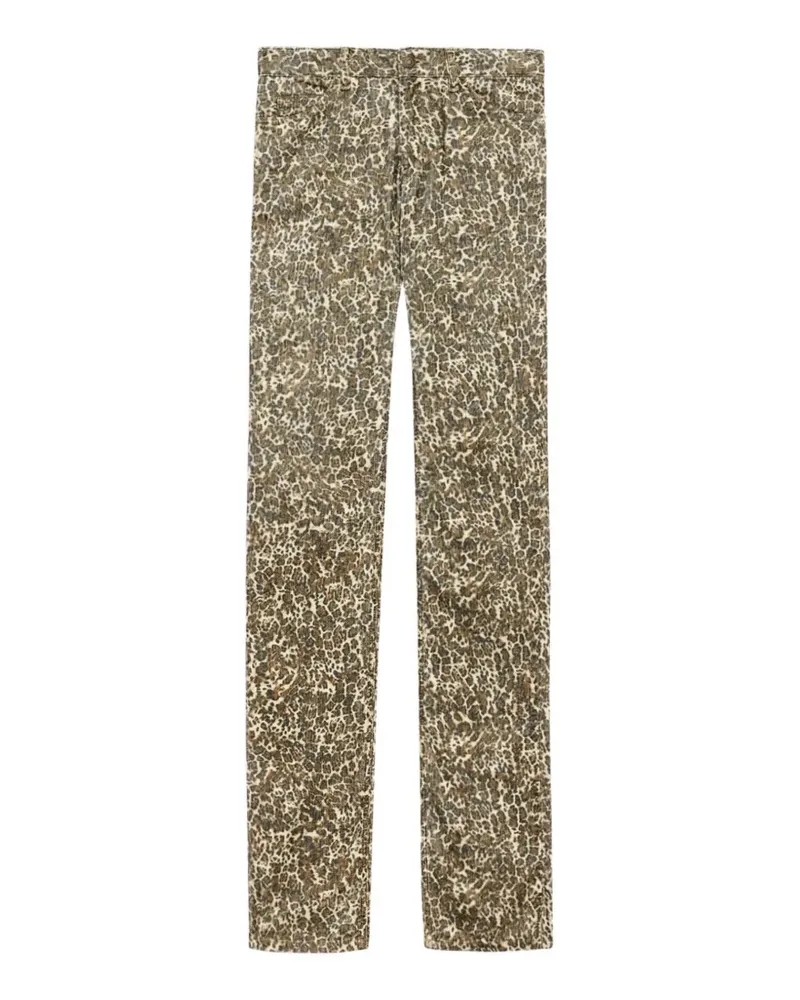 Isabel Marant Gerade Ferni Hose - Braun Braun