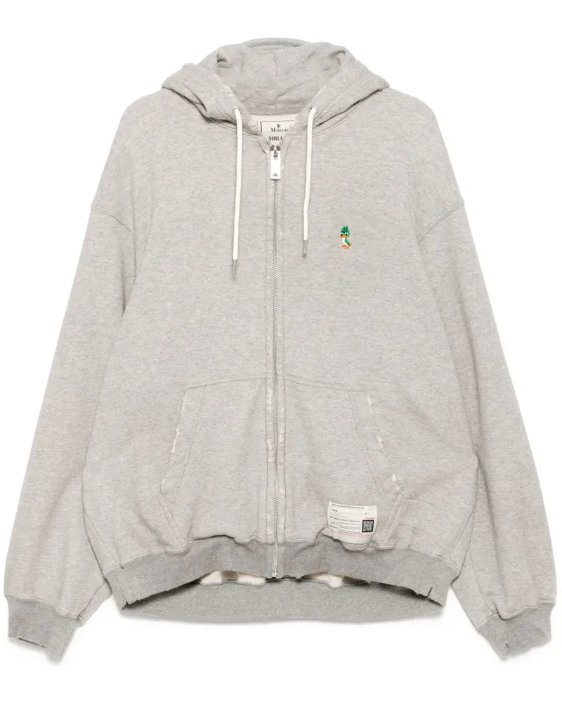 MIHARAYASUHIRO Cap Combined Hoodie - Grau Grau