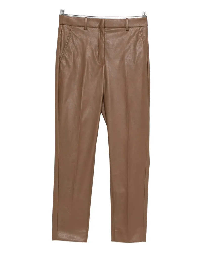 Incotex concealed-fastening trousers - Braun Braun