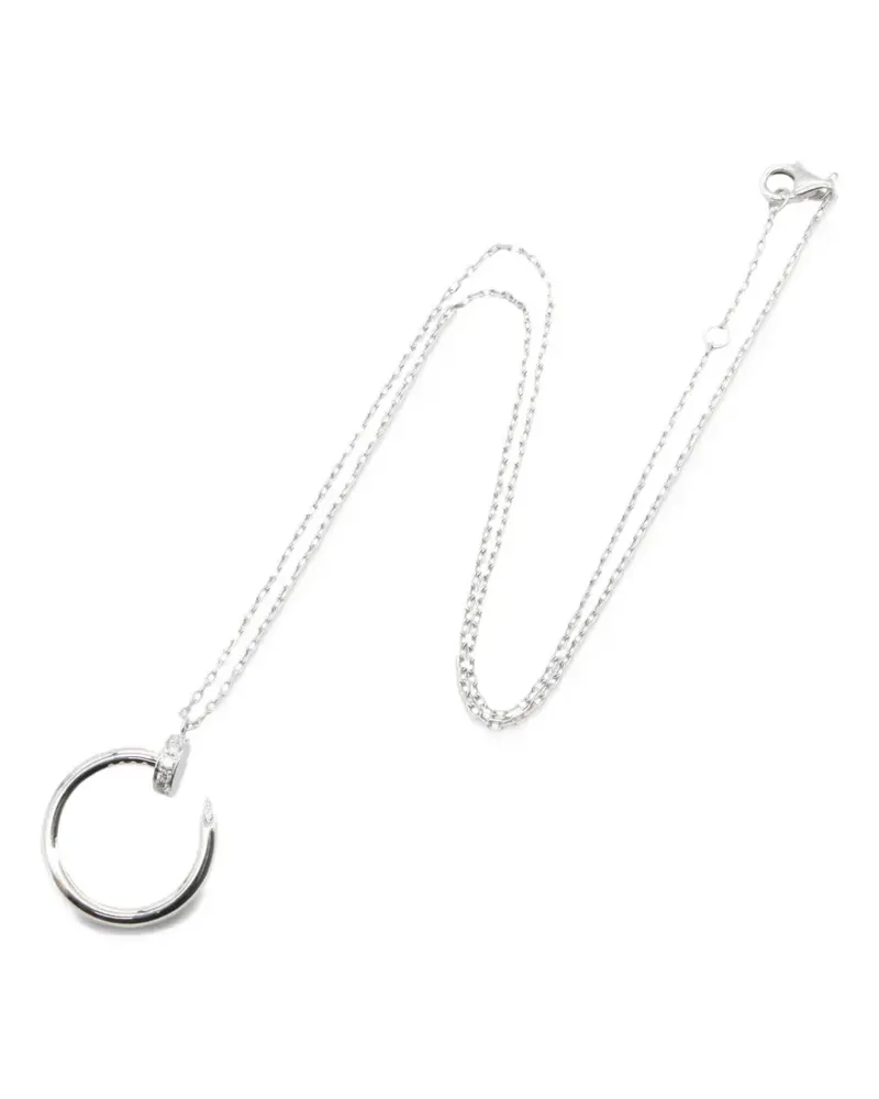 Cartier 2010s Juste un Clou diamond necklace - Silber Silber