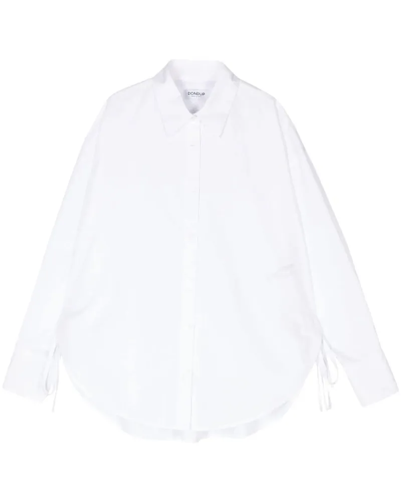 Dondup Hemd mit Knotendetail Weiß