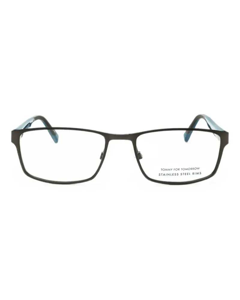 Tommy Hilfiger Brille mit eckigem Gestell - Grau Grau