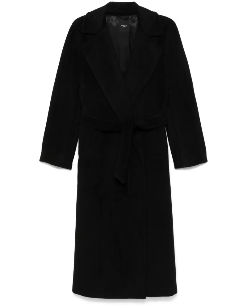 Max Mara Tempera' Mantel - Schwarz Schwarz
