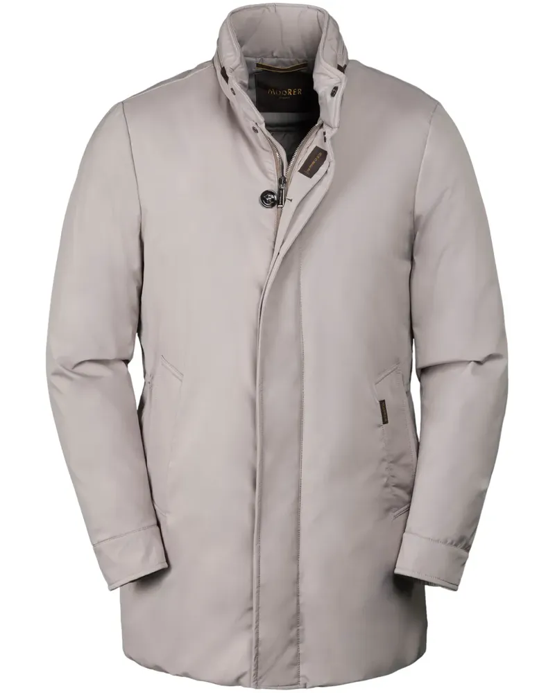 MOORER Bracci-SKT Mantel - Grau Grau