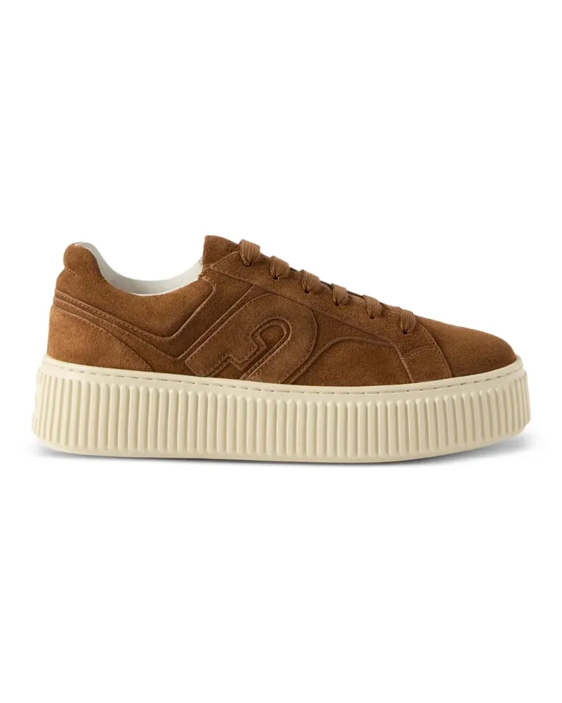 Furla Sky suede sneakers - Braun Braun